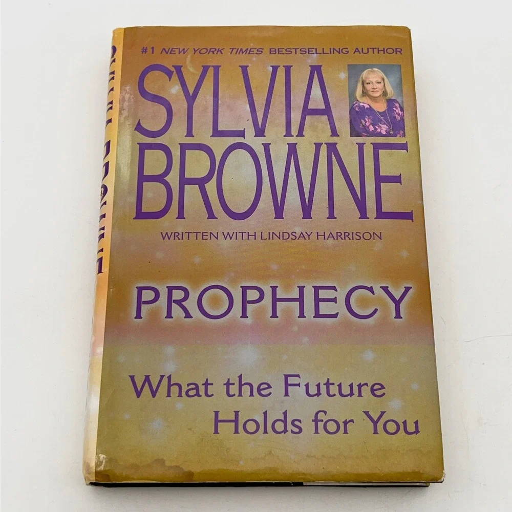 Sylvia Browne Book Lot Visits from the Afterlife Prophecy Hardcover 1st Printing